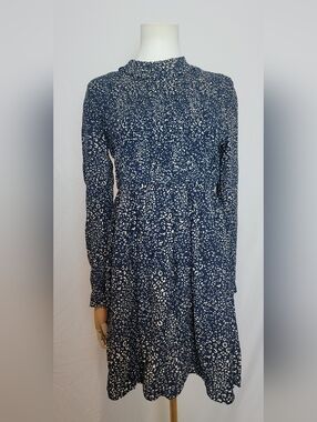 Zara Womens Ditsy Empire Waist Fit & Flare Dress Size XS